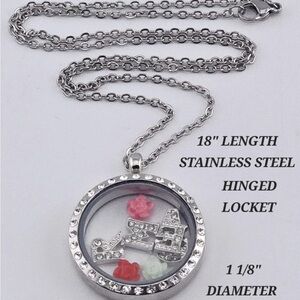 Silver Floating Locket Pendant Dream